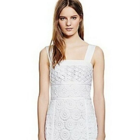 Tory Burch Margaux White Lace Sundress - Picture 1 of 7